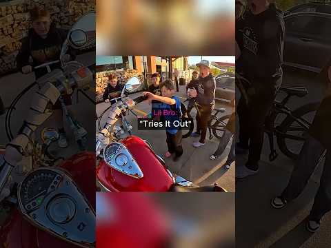 When a Biker Meets a Group of Future Riders… thumbnail