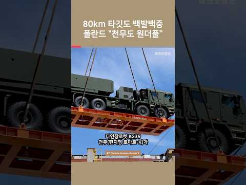 [여튜 쇼츠] 80km 타깃도 백발백중 폴란드 "천무도 원더풀" / 여의도튜브 thumbnail