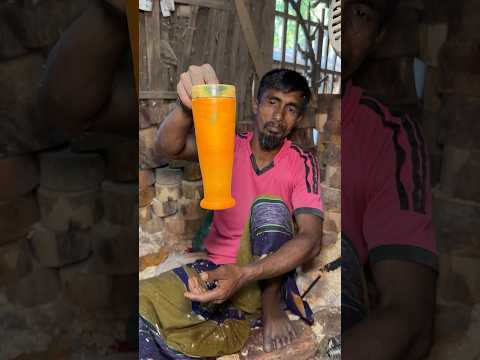 Amazing Bamboo Juice Glass Made in Just 2 Minutes #shorts thumbnail
