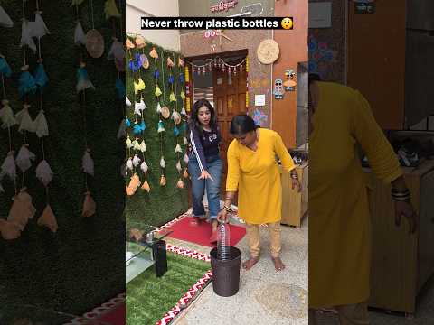 "Never make the mistake of throwing plastic bottles away." ??? #relatable #trending #shorts thumbnail