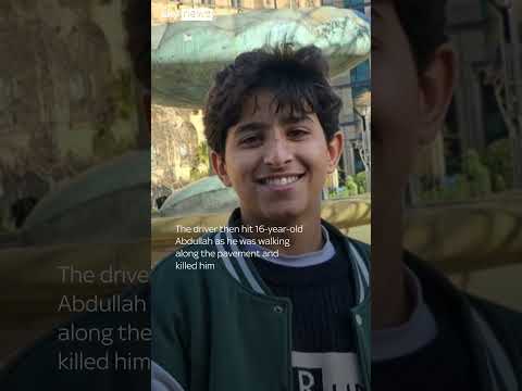 Moments before teenager killed by car thumbnail