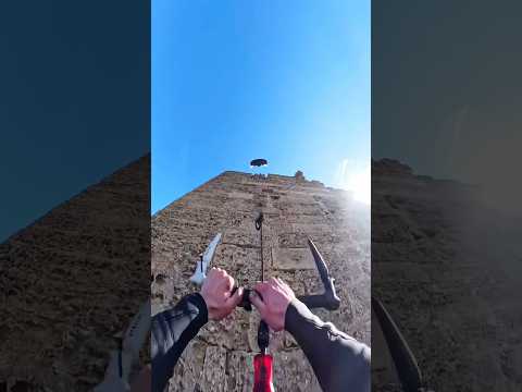Climbing a fort crazy high with kite 👀 thumbnail