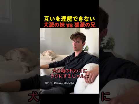 互いを理解できない犬派の妹 vs 猫派の兄 thumbnail
