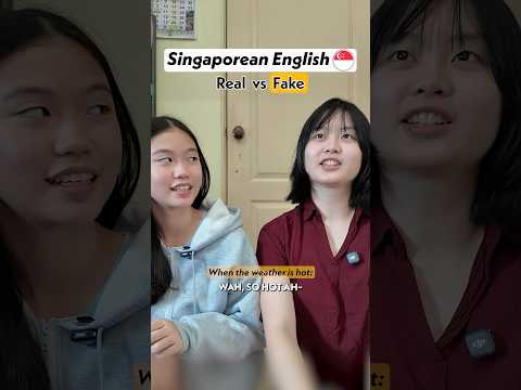 Singlish is hard…sia ??? Real vs Fake Singlish! #singapore #singlish #language #culture #english thumbnail