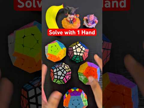 I Solved a Megaminx With Just 1 Hand ?️ thumbnail