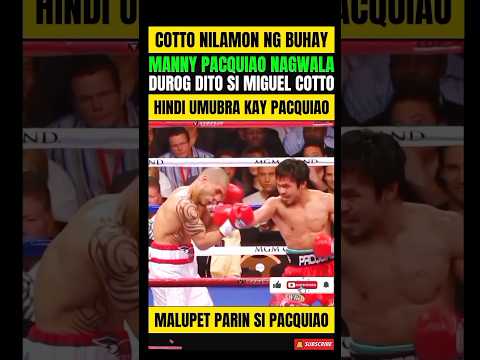 PACQUIAO-COTTO! SUNTUKAN NA WALANG ATRASAN, MATIRA ANG MALAKAS! thumbnail