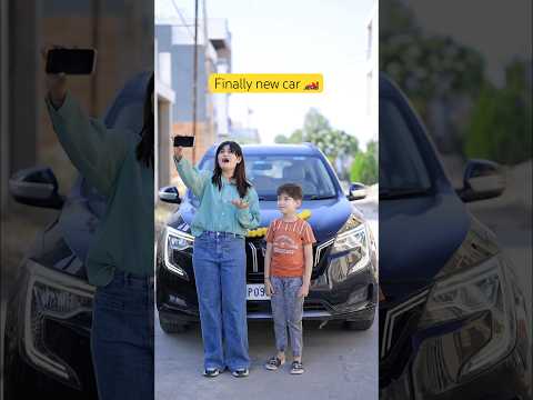 New car leli 🏎️🥳 || Jaanvi Patel #shorts thumbnail