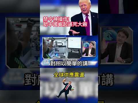 助中國崛起！美禁令神操作 沒搞垮半導體 反而把大廠ASML親手推下懸崖！｜#寰宇新聞 thumbnail