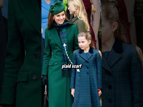 Kate and Princess Charlotte often wear outfits with matching elements thumbnail