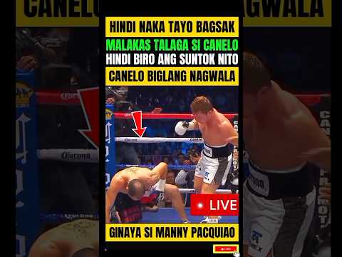 CANELO! GINAWANG PUNCHING BAG ANG KALABAN, TUMIKLOP! GUMAPANG! thumbnail