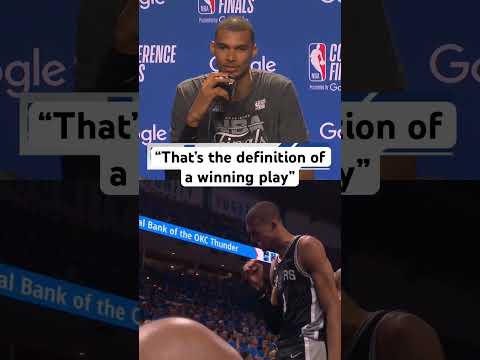Wemby talks Luke Kornet’s block thumbnail