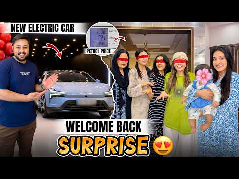 AREEB NY NEW ELECTRIC CAR LY LE⚡️| Sistrology Family Ko Surprise De Diya? |Lahore Mai Kunhar River? thumbnail