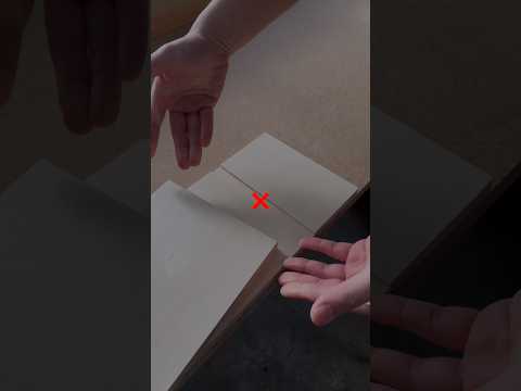 No More Gap #shorts #woodworking #diy thumbnail