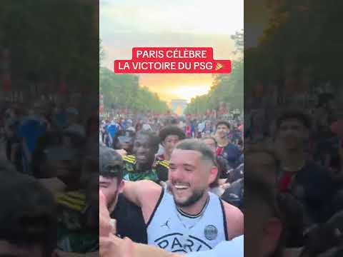 Paris célèbre la victoire du PSG sur les Champs-Élysées thumbnail