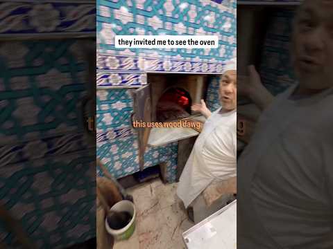 I was eating at a Turkish restaurant and they invited me to check out the stone oven! thumbnail