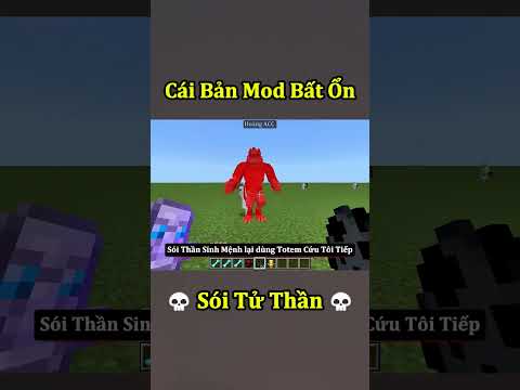 Khi Sói Tử Thần VS Sói Thần Sinh Mệnh Trong Minecraft 🤣 #shorts thumbnail