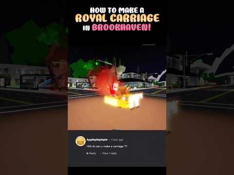How to make a Royal Carriage in Brookhaven! ??? thumbnail