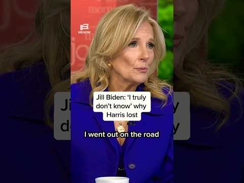Jill Biden: 'I truly don't know' why Harris lost thumbnail