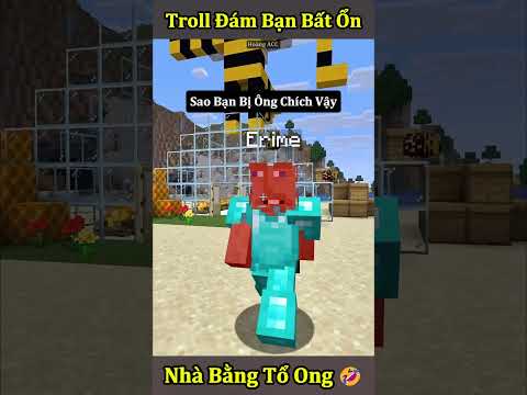 Troll Cái Đám Bạn Bất Ổn Bằng Mô Đun Tổ Ong Siêu Chích 🤣 #shorts thumbnail