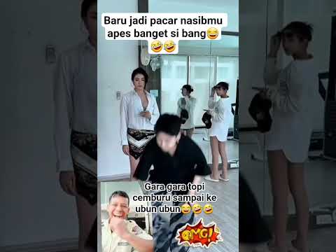 #gara gara topi jatuh cemburuan sampai tujuh turunan??? #hiburanlucu #shorts thumbnail