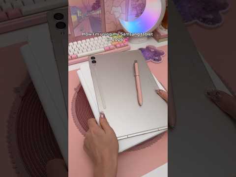 How I’m using my Samsung galaxy tab in 2026 💕 thumbnail