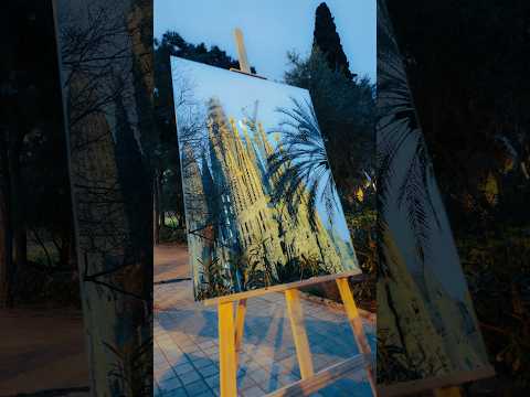 Realistic painting of la Sagrada Familia 📸 with @xiaomi  #xiaomi17ultra thumbnail