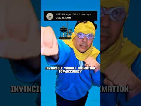 Invincible Wobbly Animation (95% Accuracy) 💀 #shorts #invincible #memes thumbnail