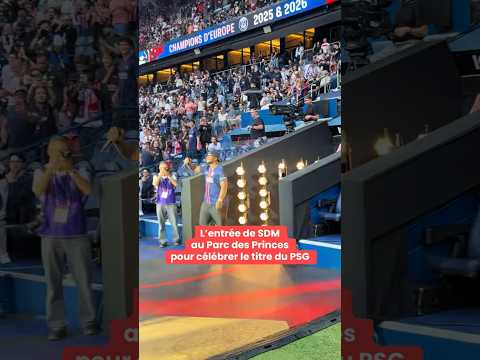 L’entrée de SDM au Parc des Princes pour célébrer le titre du PSG thumbnail
