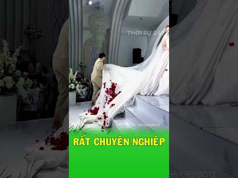 Kỹ năng đỡ váy cô dâu chuyên nghiệp thumbnail