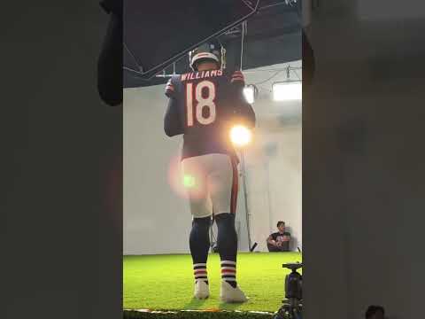 behind the scenes of Caleb's @EAMaddenNFL Cover shoot thumbnail