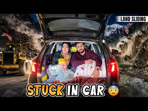 -5°C MAI PHANS GAYE ? | Gari Mai Raat Guzari ? | Dangerous Land sliding In North ? thumbnail