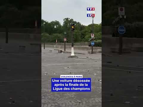 Violences à Paris : une voiture désossée après la finale de la Ligue des champions｜TF1 INFO thumbnail