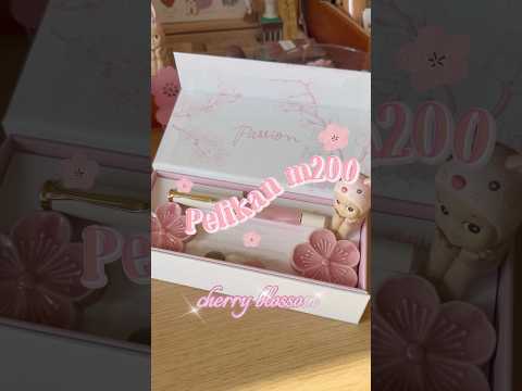 Unboxing the Pelikan Classic M200 Cherry Blossom Fountain pen  🌸 #fountainpen thumbnail