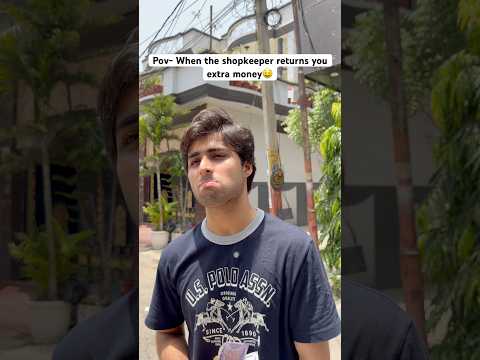 Shopkeeper returns you extra money🥰🤑 | Raj Grover | #shorts thumbnail