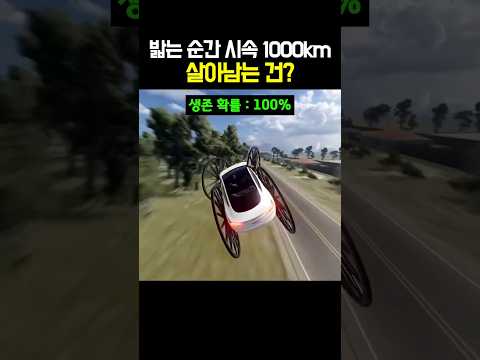 밟는 순간 시속 1000km 살아남는 건? thumbnail