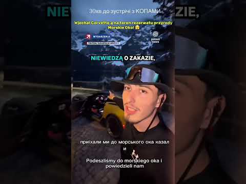 Skandal w Tatrach. Ukrainiec wjechał samochodem na Morskie Oko thumbnail