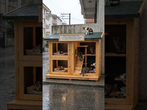 ✅ Building a Warm Shelter for Street Cats in the Rain thumbnail