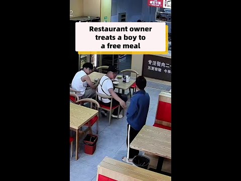 Restaurant owner treats a boy to a free meal thumbnail