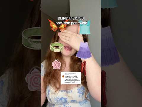 BLIND PICKING a fairy outfit!!! 😳💀‼️ #youtubeshorts #fairy #shorts thumbnail