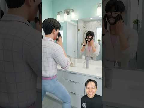 Thử dán mặt nạ như Rumi nhưng lại là keo 😱 #Prank #Makeup thumbnail