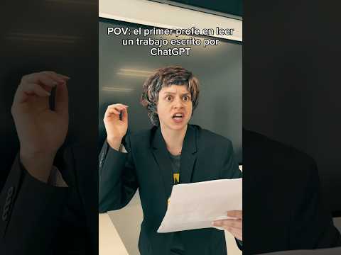 El primer profe en leer un trabajo escrito por ChatGPT 😂 thumbnail