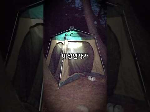 미성년자가 산속에서 노숙하기 thumbnail