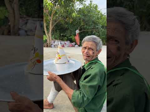 Ông nội tội nghiệp đã chia sẻ bánh sinh nhật cho cháu gái #shorts thumbnail