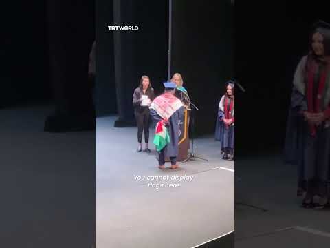 UC Berkeley forces student to drop Palestinian flag thumbnail