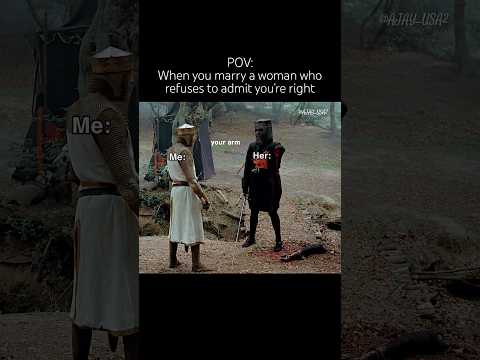 Some battles never end 💃🏼🤬 #marriage #marriedlife #couple #shorts #funny #love #viral #memes #uk thumbnail
