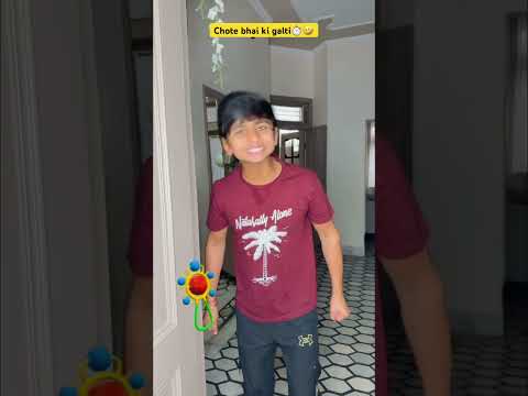 Chote bhai ki galti⏱️? #comedy #funny #funnyvideo #comedyvideo #youtubeshorts thumbnail