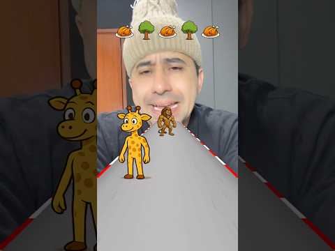 Girafa VS Leão, Quem VENCE?? #shorts thumbnail