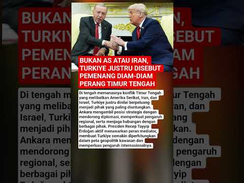 BUKAN AS ATAU IRAN, TURKIYE JUSTRU DISEBUT PEMENANG DIAM-DIAM PERANG TIMUR TENGAH thumbnail