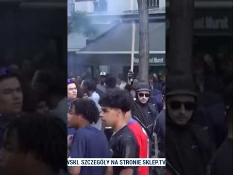 Przerażający terror migranckich gangów i demolowanie ulic Paryża. thumbnail