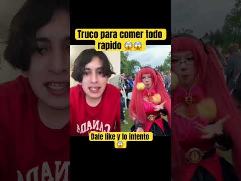 Truco para comer todo rapido 😱😱 - Hey Crispin #humor thumbnail